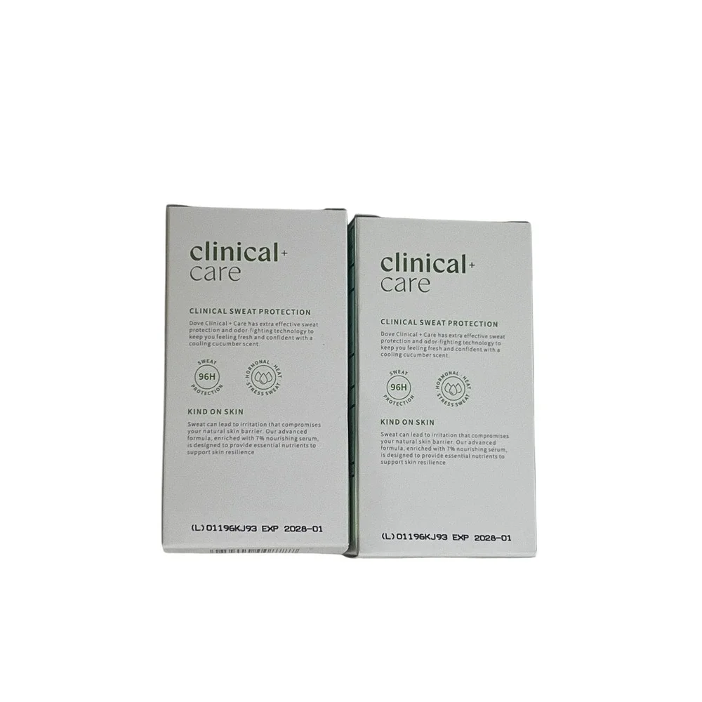 2pk Dove Clinical Care Antiperspirant Deodorant Cool Essentials 1.7oz 96H Solid‎